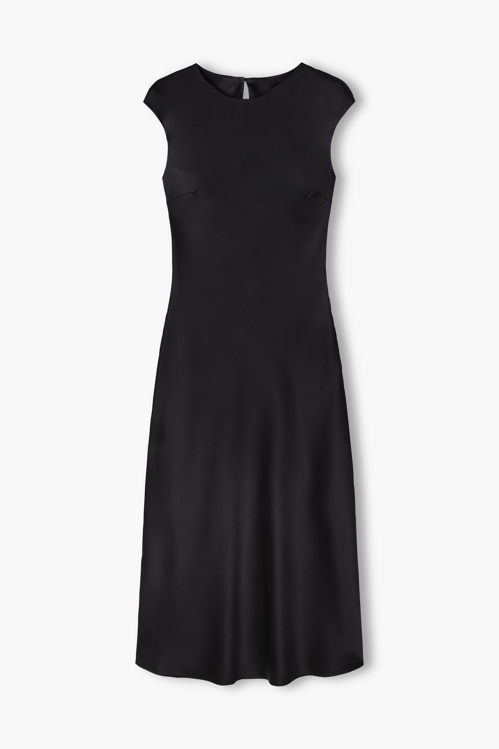 Triasetaatista valmistettu mekko, black